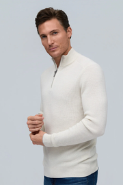 Raffi Merino Zip Mock HWC12948-Z