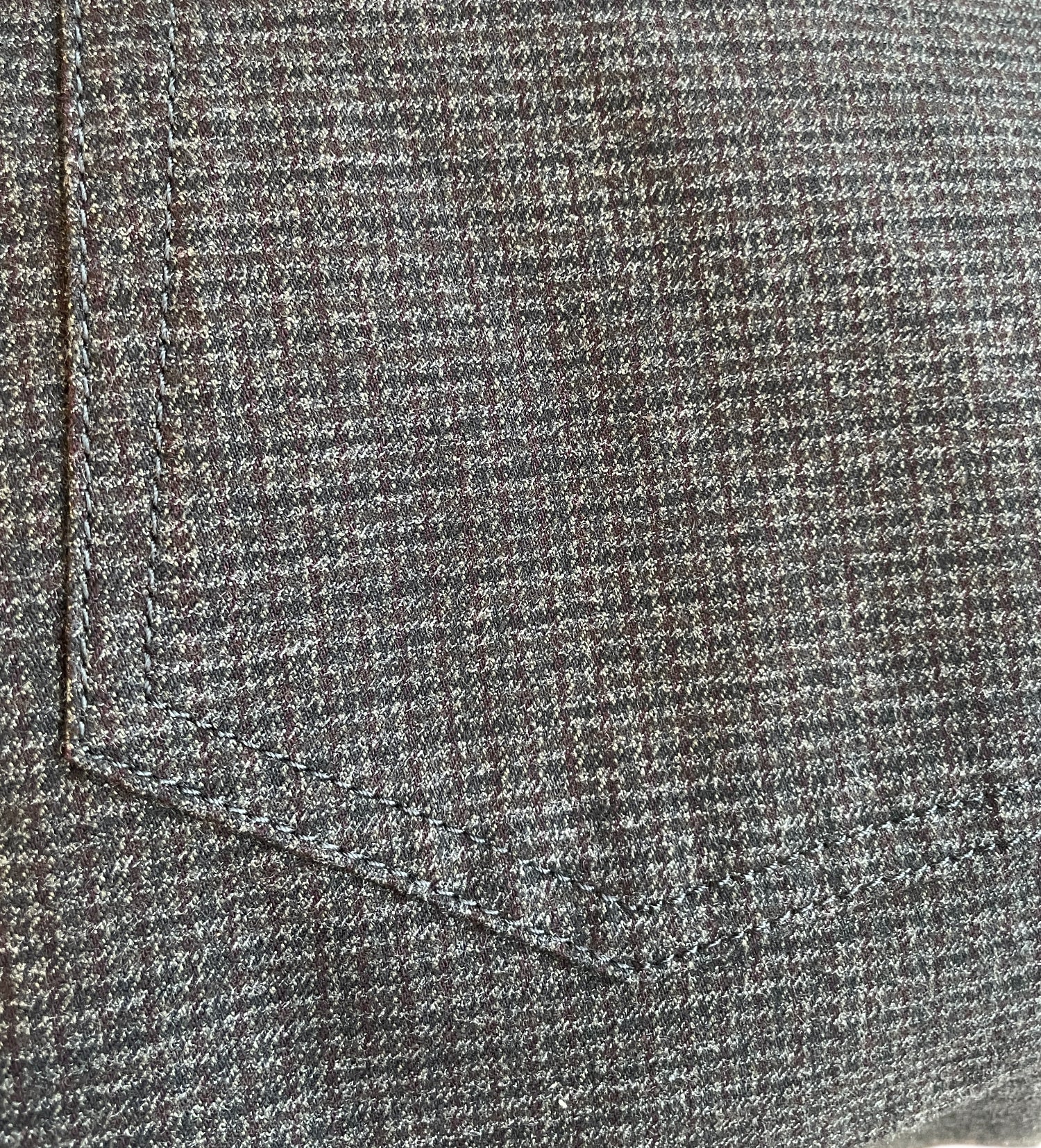 Alberto Stone Mini Check Smart Wool Pants 1625
