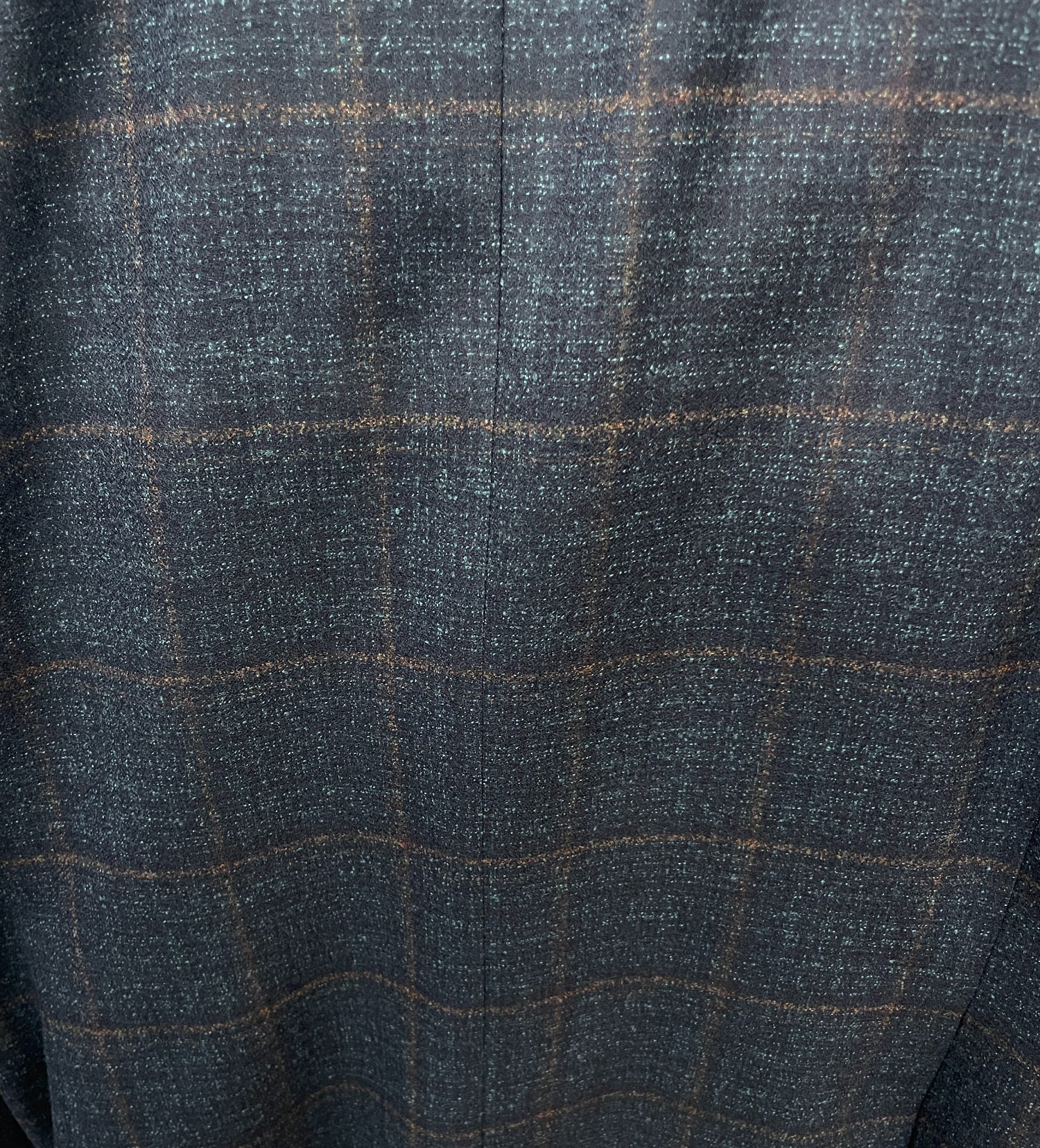 Jack Victor Navy Windowpane Sport Coat 1252209
