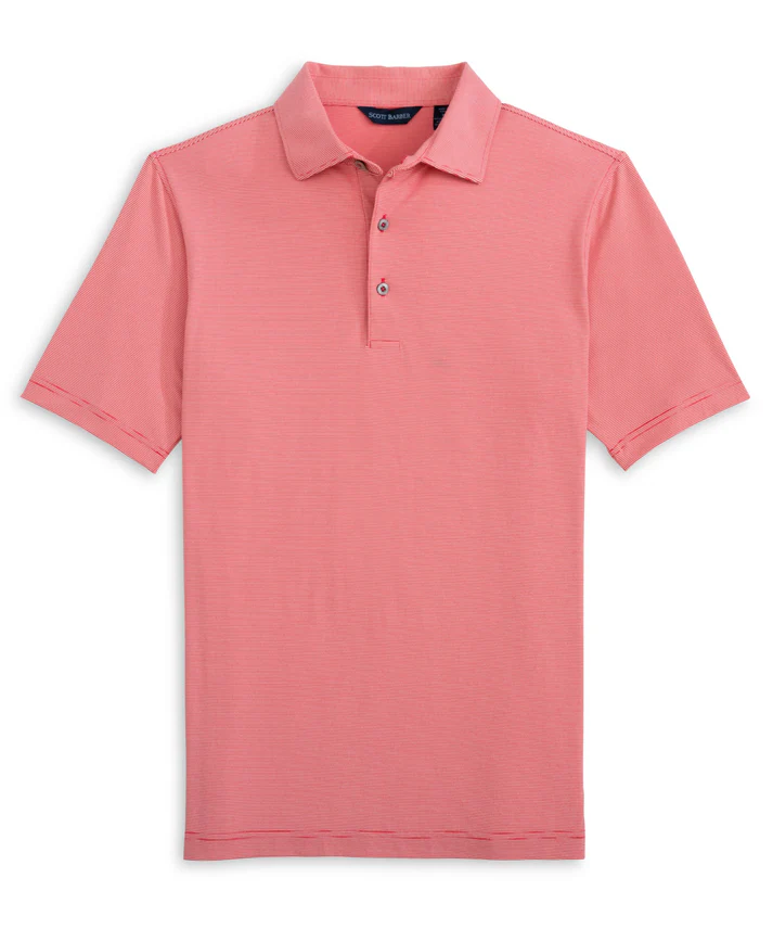 Scott Barber Microstripe Polo K76400