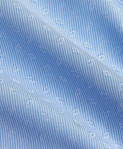 David Donahue Sky Diamond Dobby Dress Shirt TBSP12005454