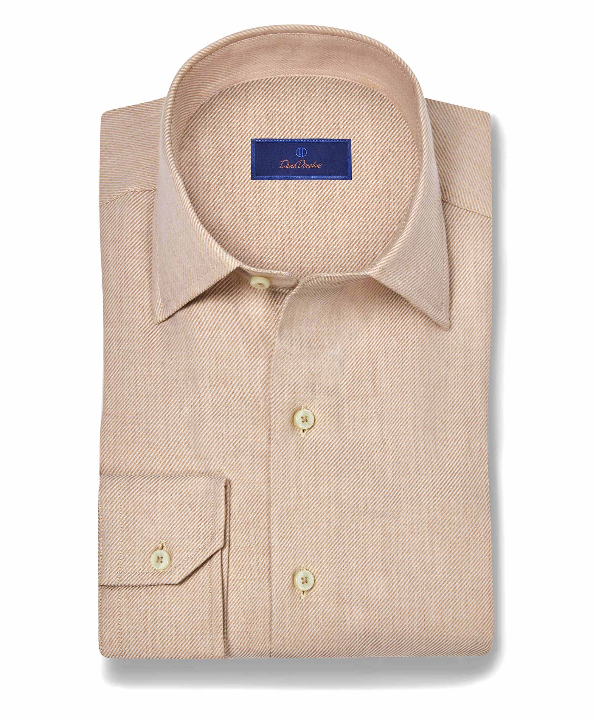David Donahue Cashmere Blend Shirt CBSM11101