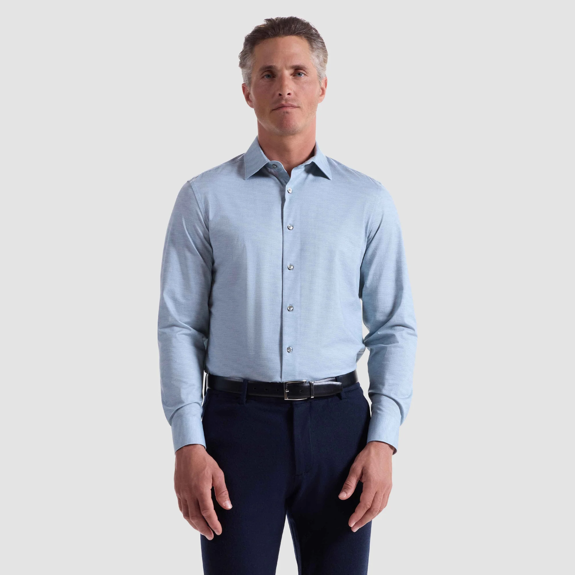 Bugatchi James Herringbone Sport Shirt HF9508K60