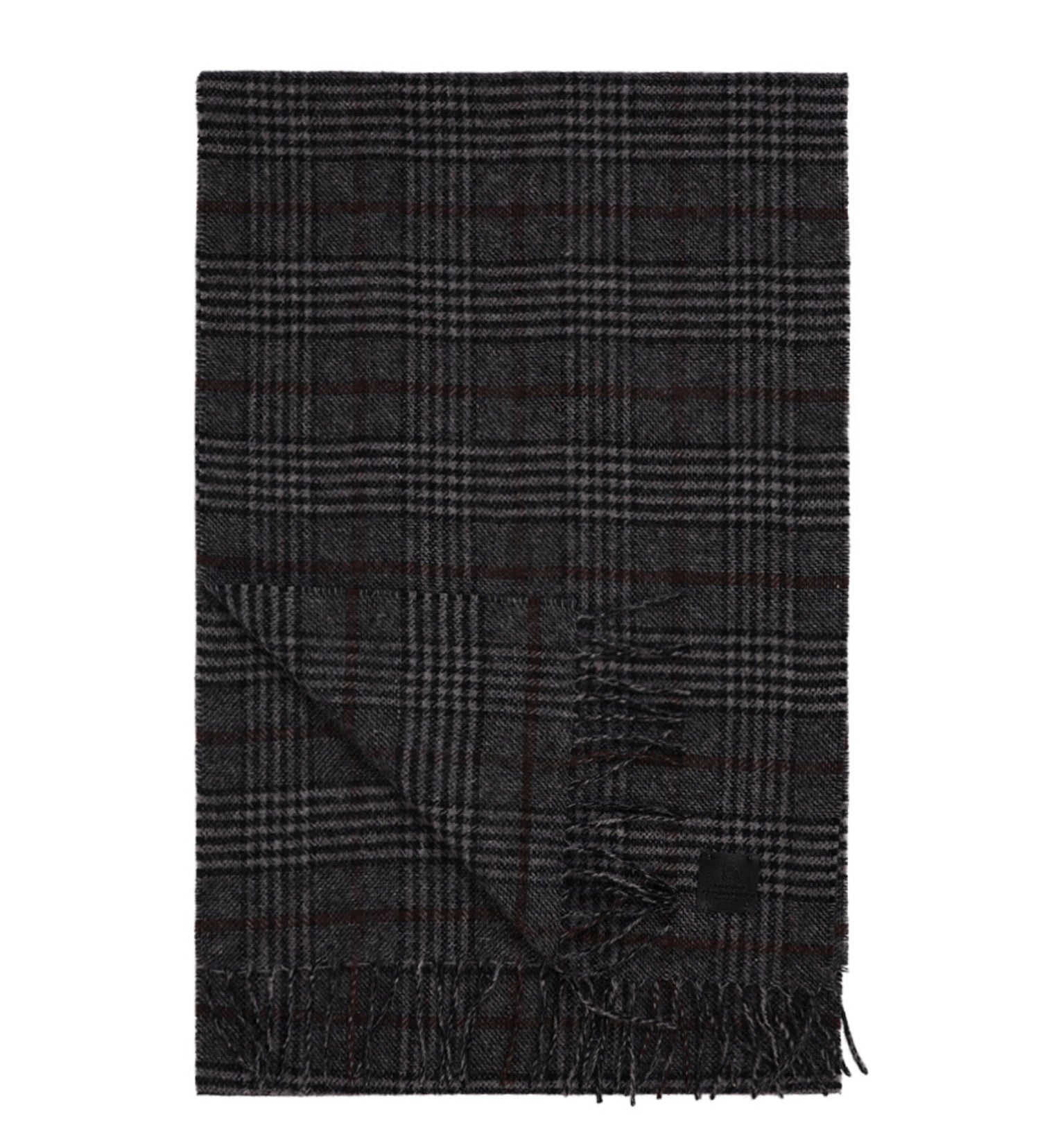 Amanda Christensen Wool Check Scarf 440705