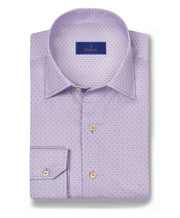 David Donahue Micro Geometric Sport Shirt CBSM10017