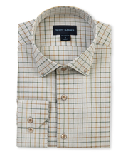 Scott Barber Twill Windowpane Sport Shirt 77107-20