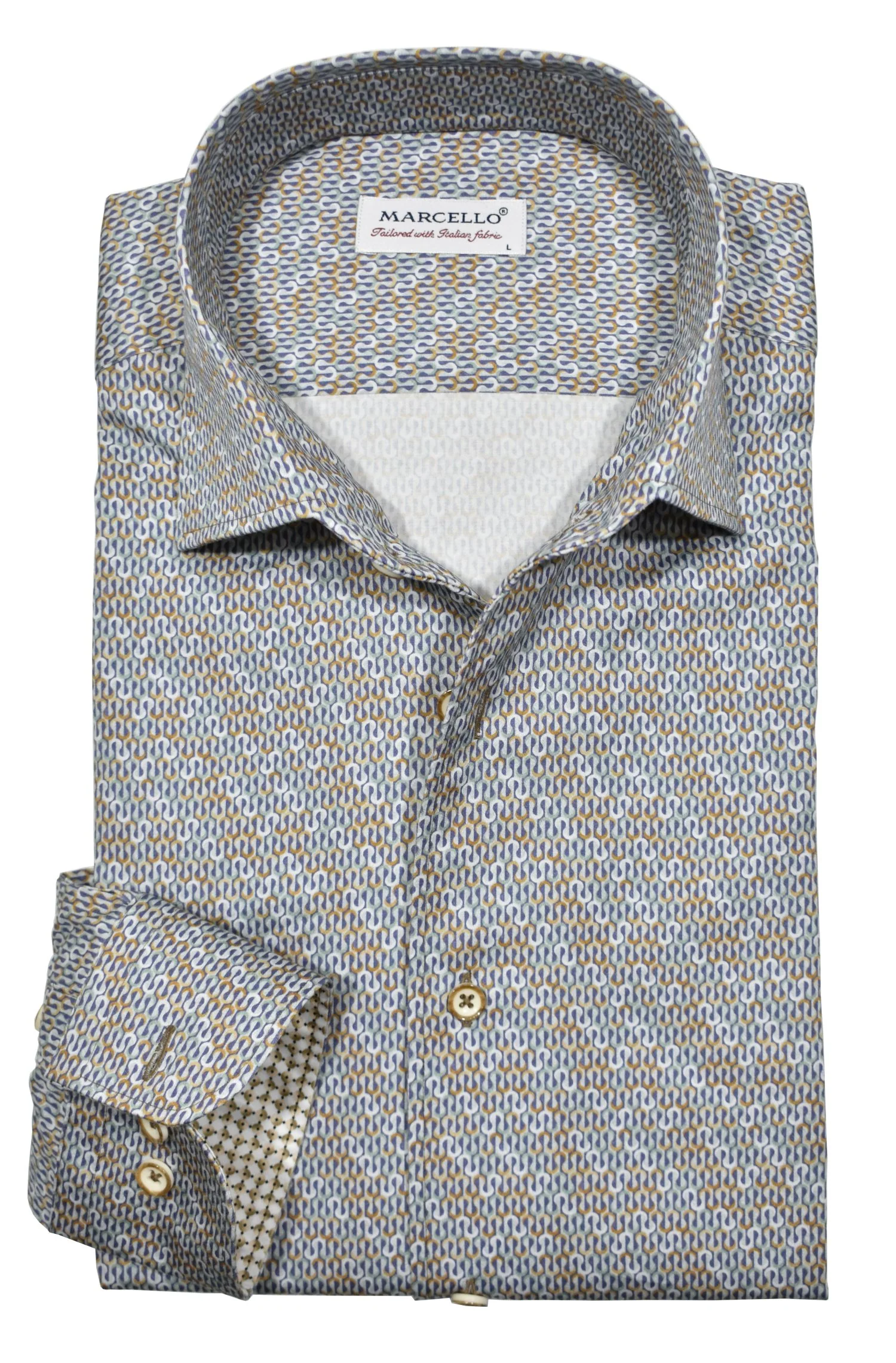 Marcello Sport Shirt Python Swirl W032R