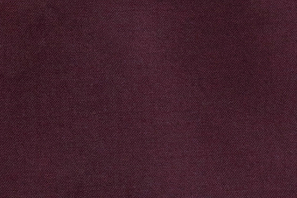 Close-up view of the MaxDavoli Burgundy Wool Suit MD2800, featuring a fine, burgundy, diagonal twill texture.