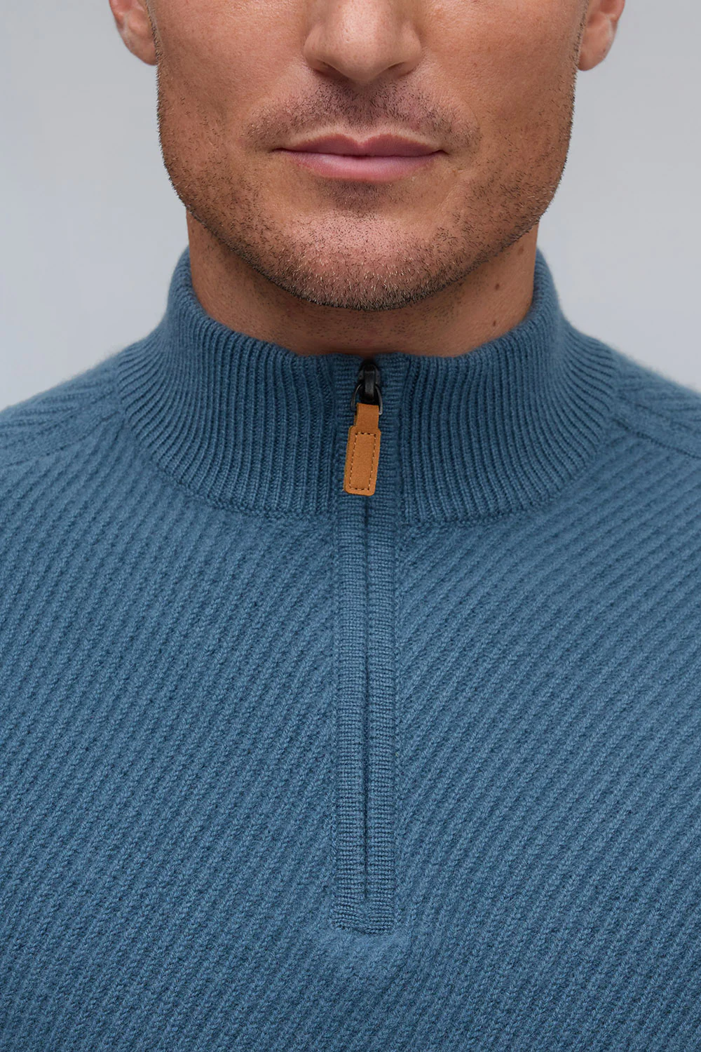 Raffi Cashmere Zip Mock HZR13098-Z