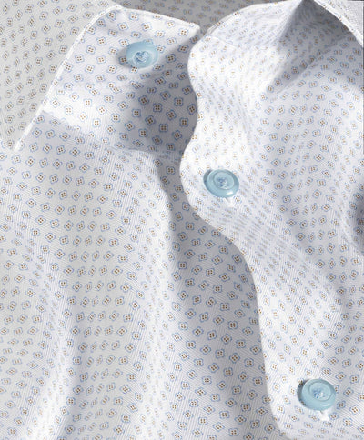 David Donahue Neat Print Dress Shirt TBSP12206124