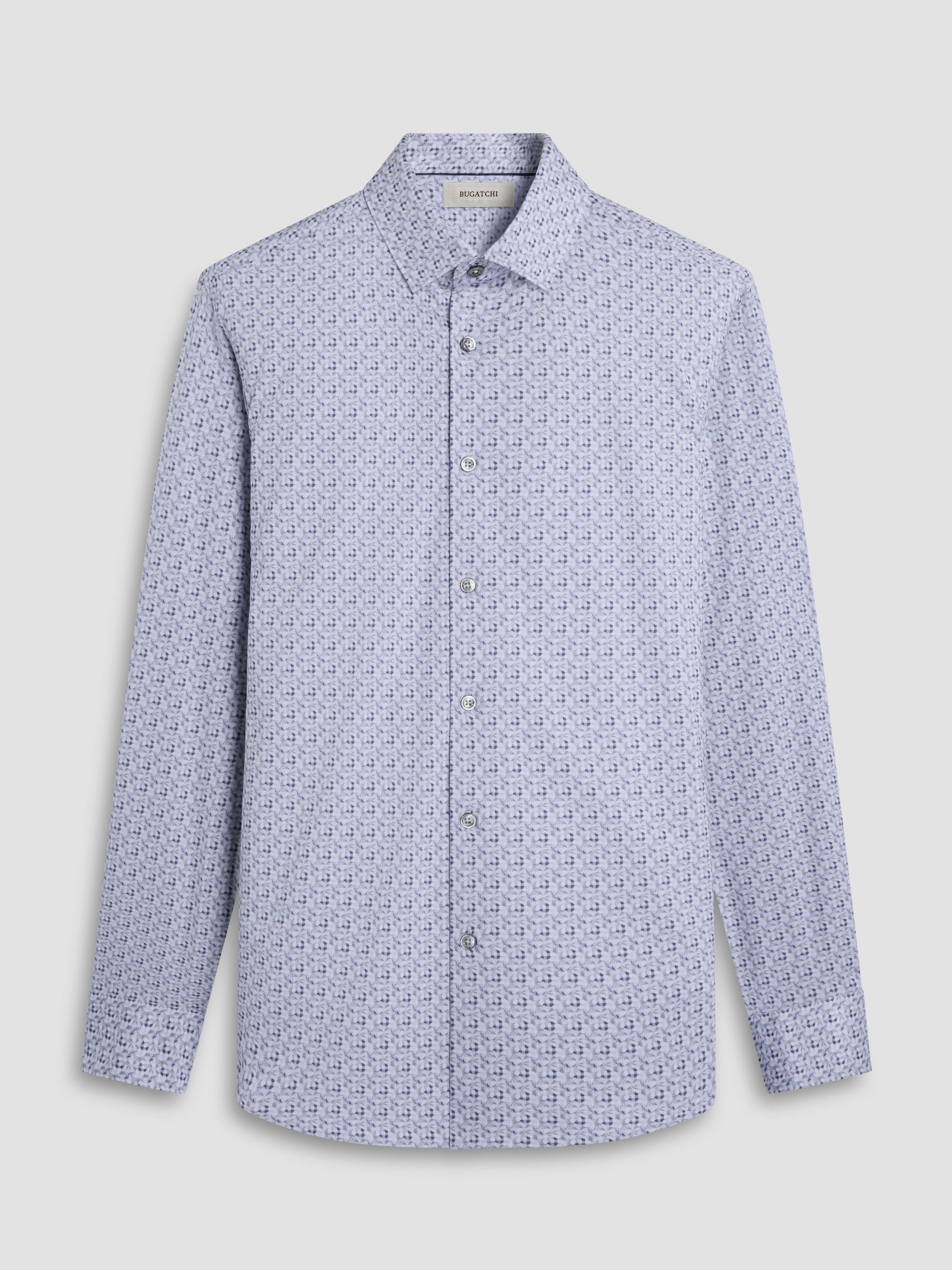 Bugatchi James Floral Check Sport Shirt HF9051K60