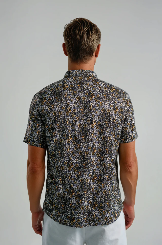 Stone Rose NOVA -  Flight & Flora Short Sleeve Shirt