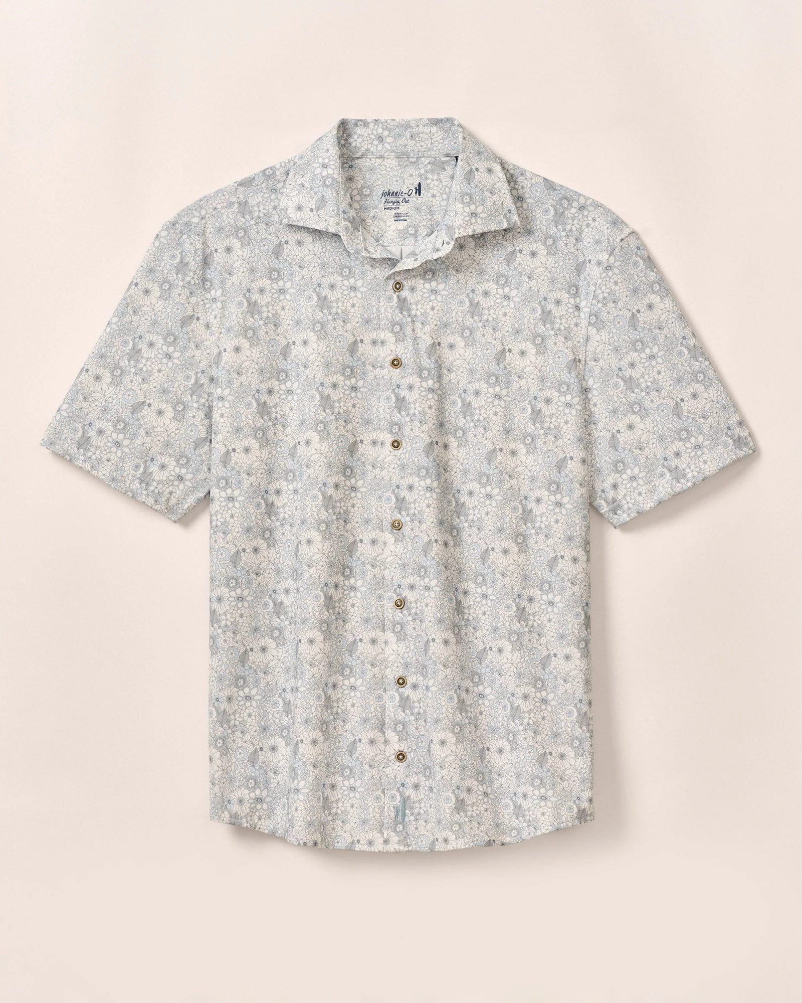 Johnnie-O Kayce Big & Tall Short Sleeve Hangin' Out Knit Button Up Shirt