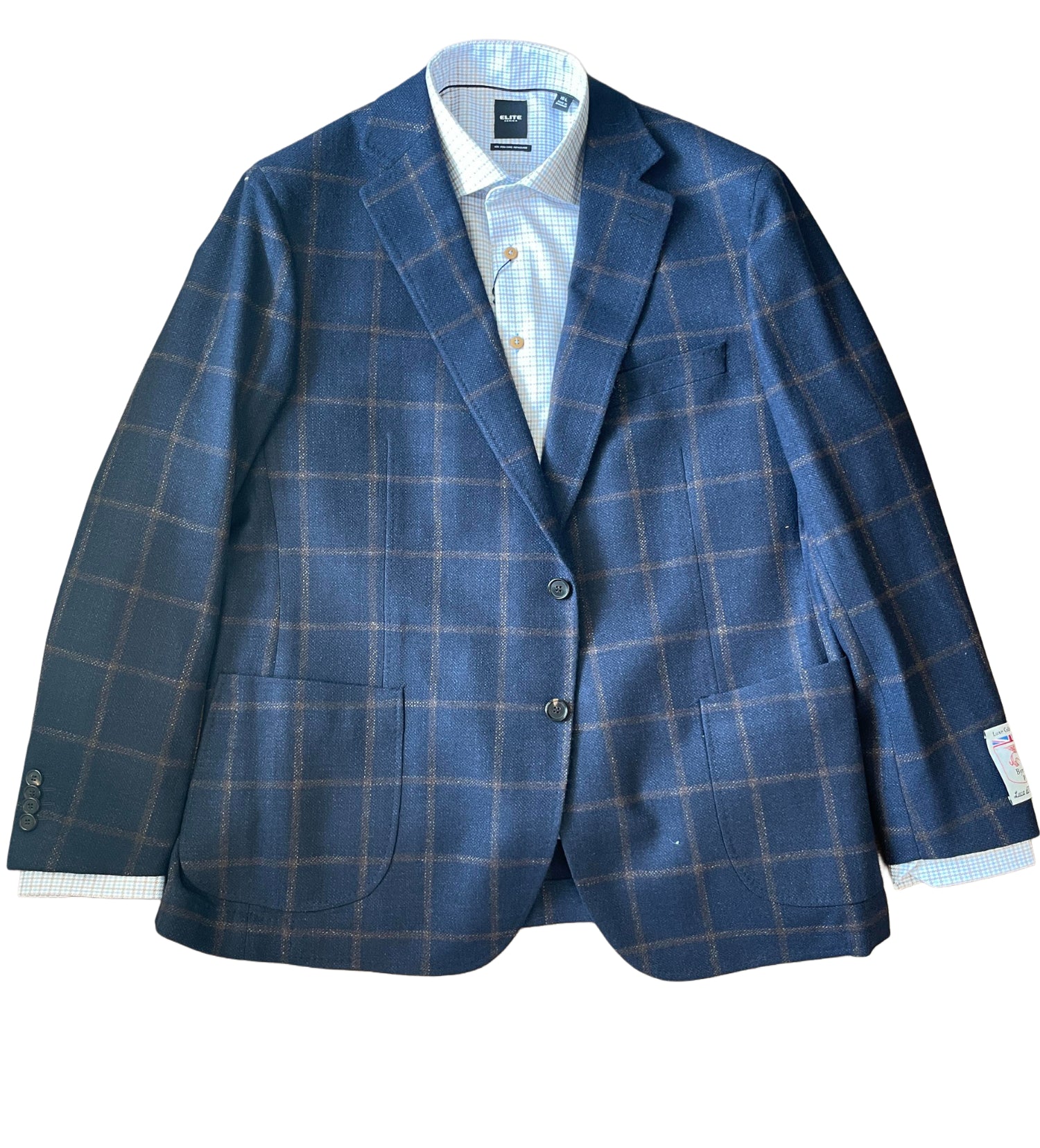 Byron Luca Sport Coat Windowpane