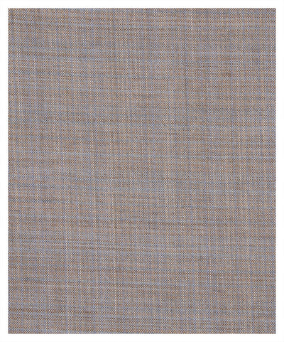 A close-up of light brown and gray woven fabric with a subtle textured pattern is shown in a square frame—perfect for the Ballin M52409 Soho Pant by Ballin, ideal for lightweight dress pants or tropical wool pants.