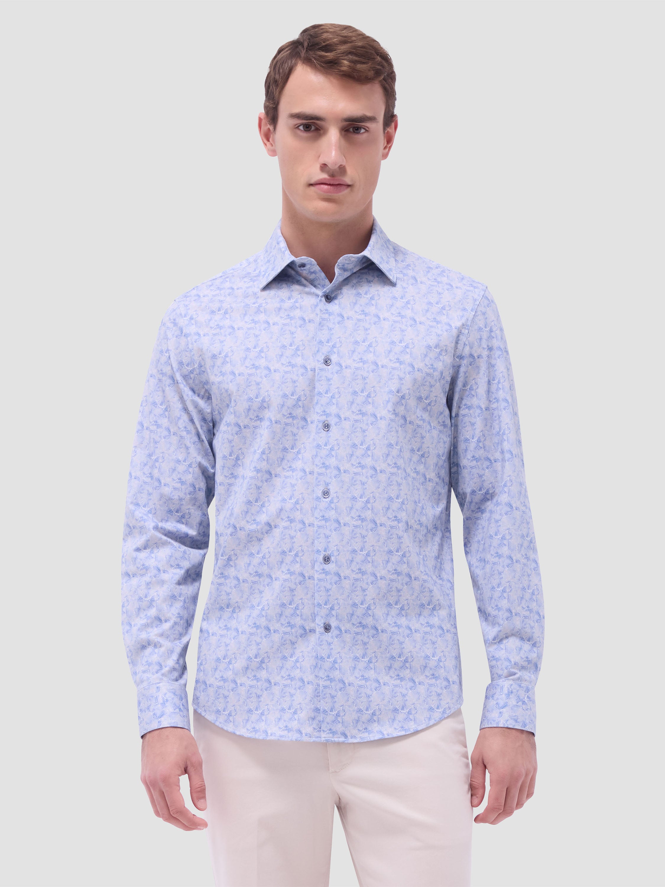 Bugatchi LS James GF9478K60 Cobalt