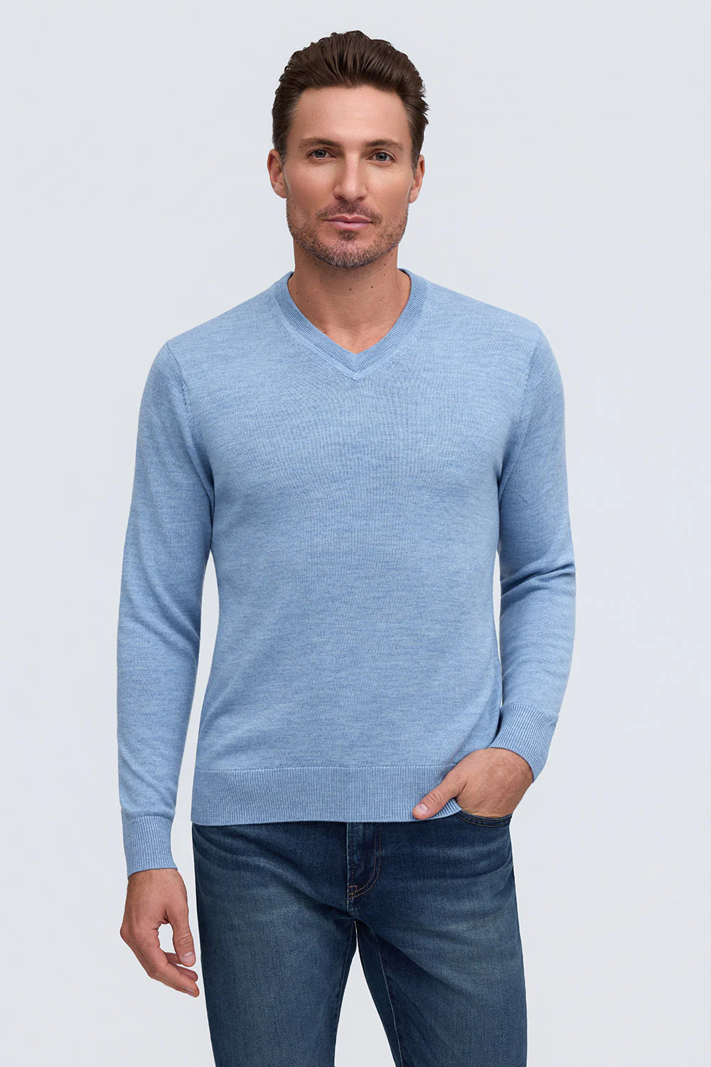 Raffi Merino Classic V Neck HWC19391