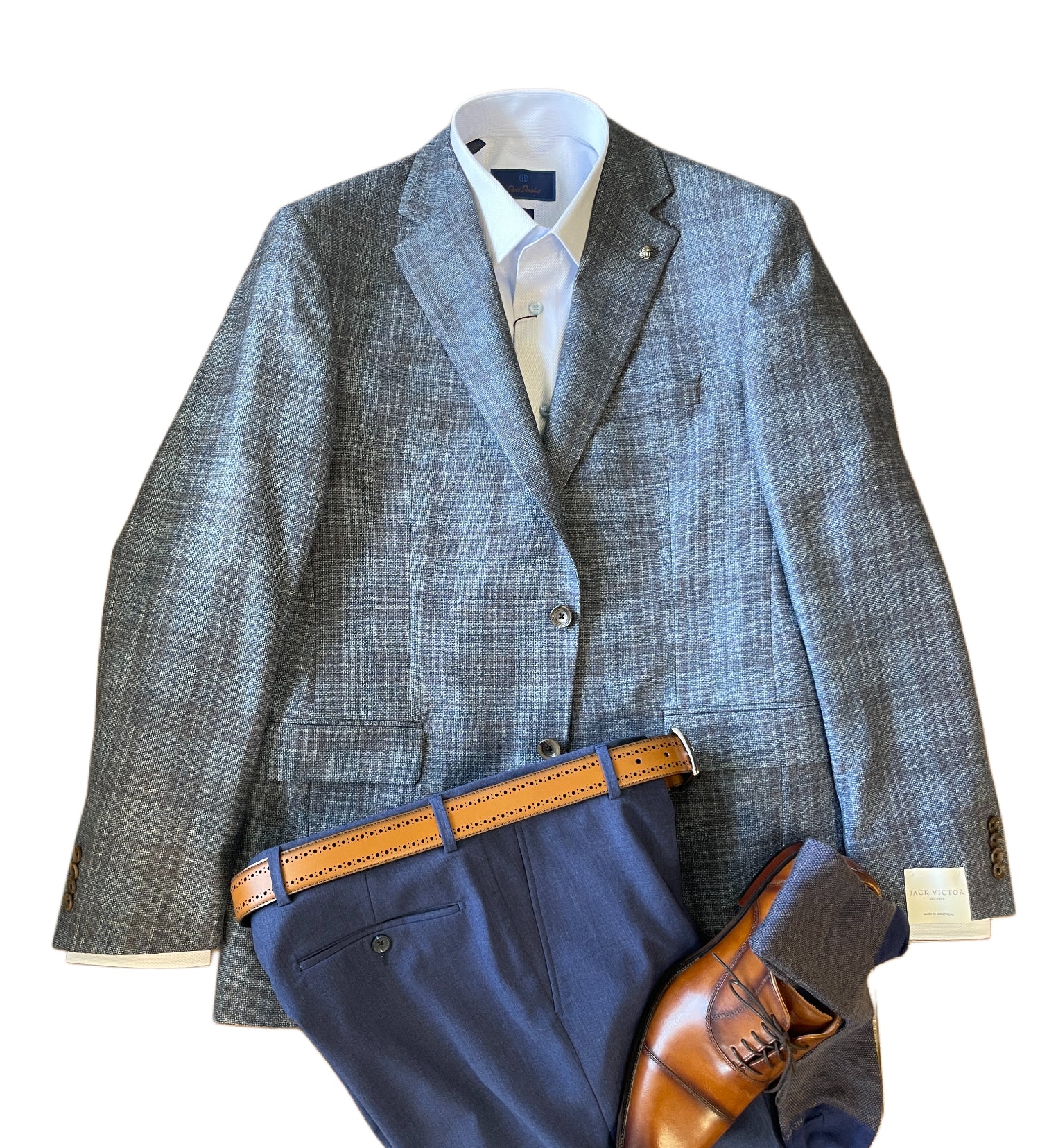 Jack Victor Sport Coat Gray Multi 1252227