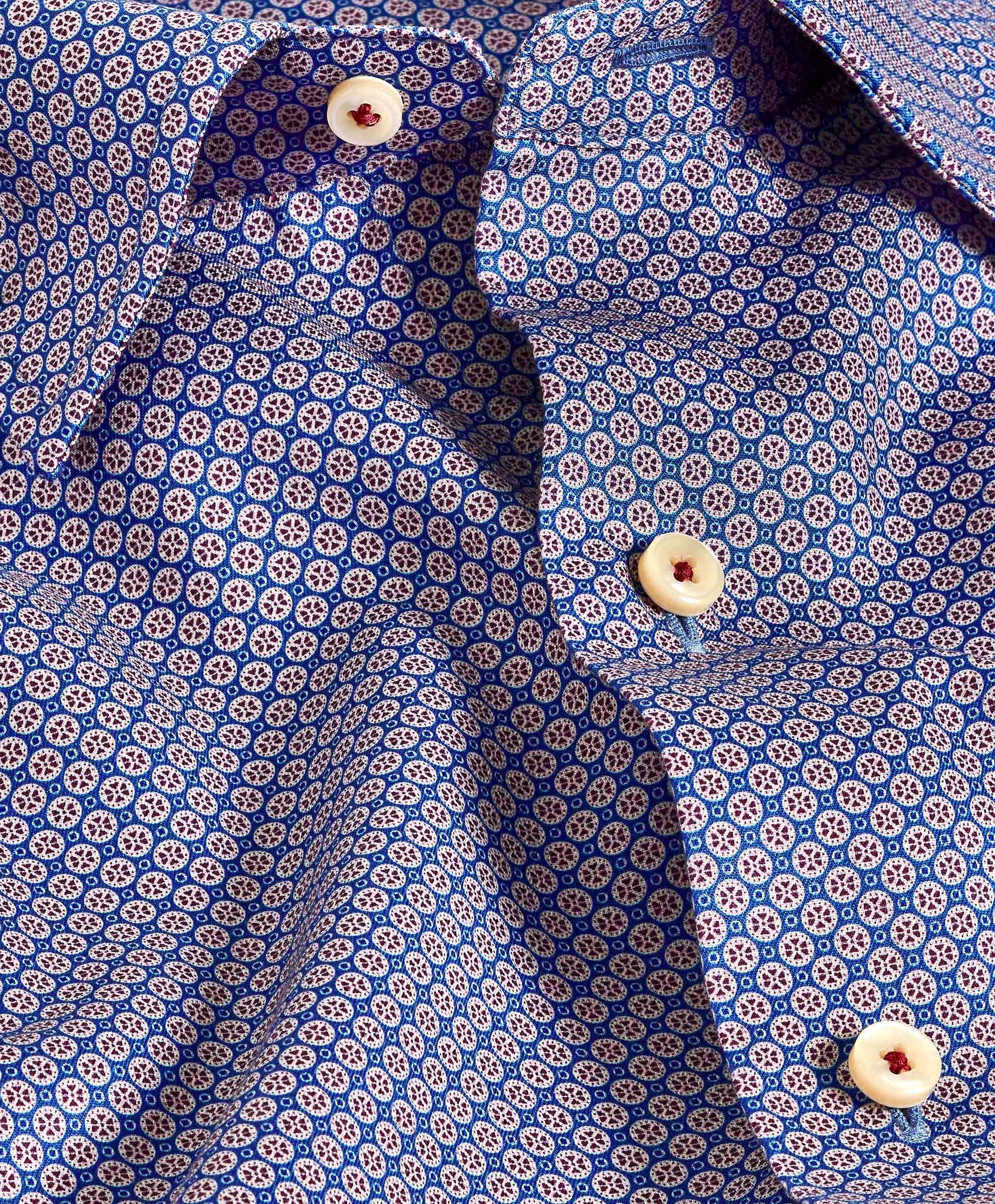 David Donahue Tile Print Shirt CHBD11208