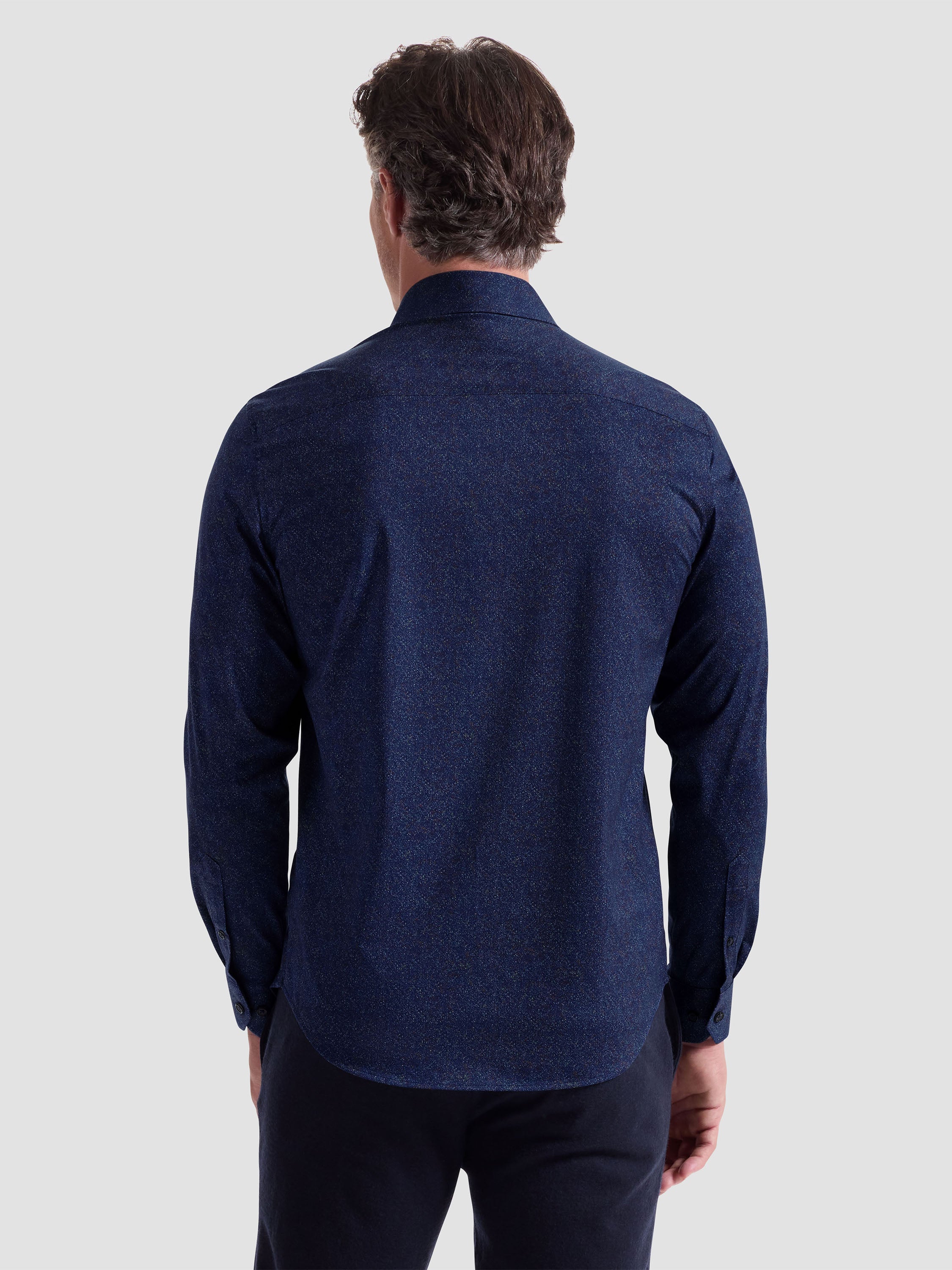 Bugatchi James Marbled Sport Shirt HF9288K60