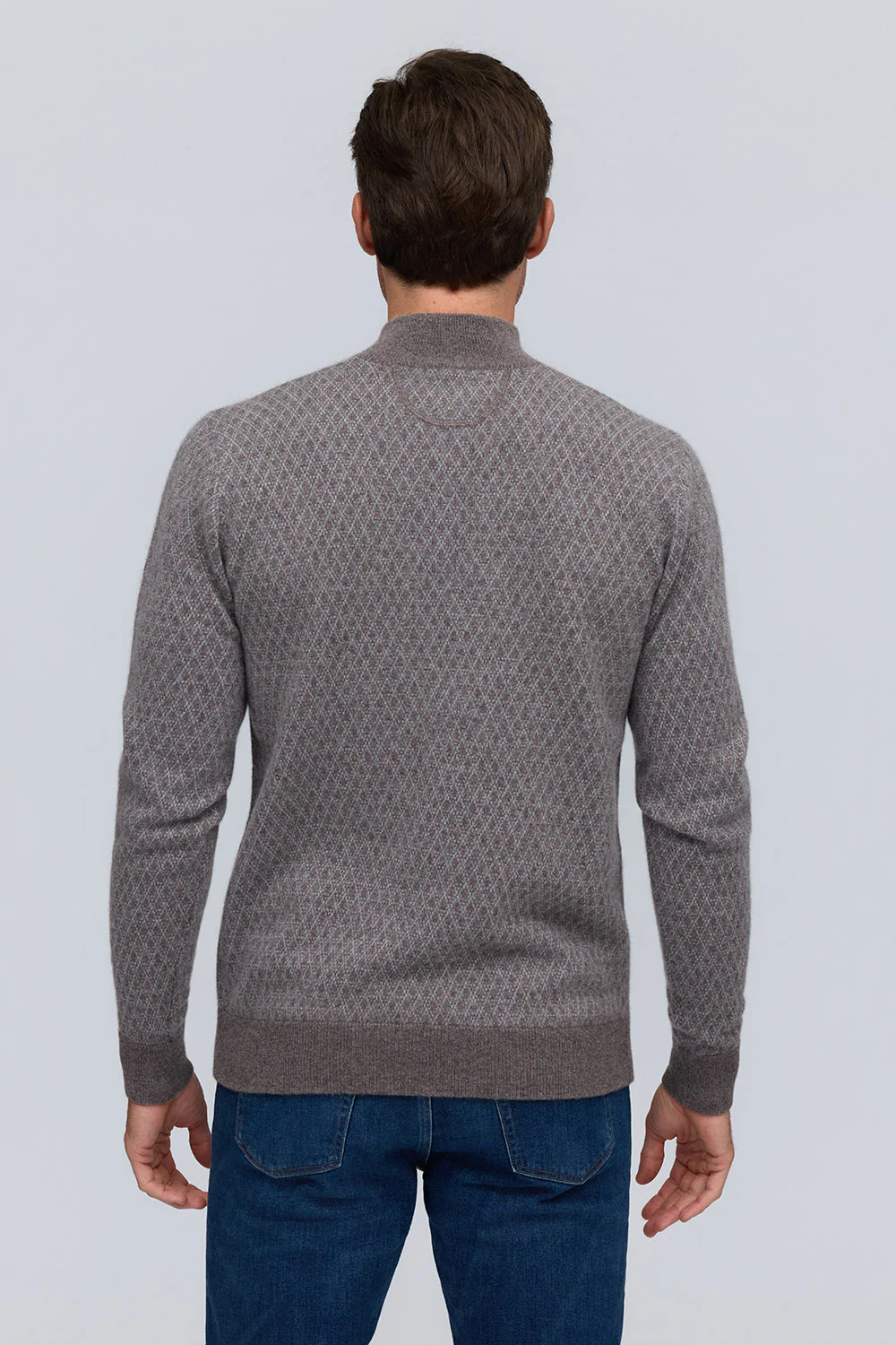 Raffi Cashmere Jacqard Mock HZR13118-Z