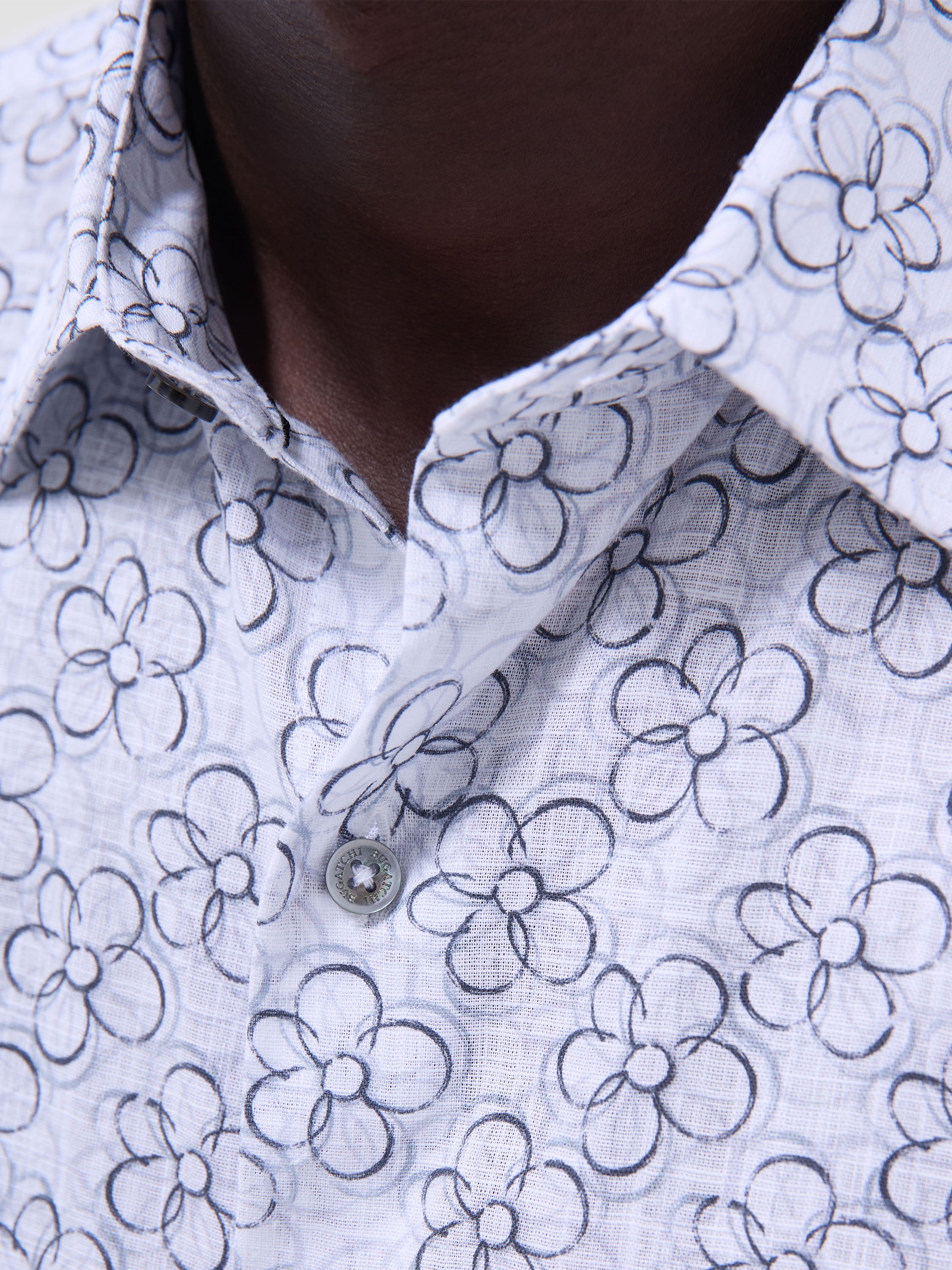 Bugatchi  Sport Shirt Julian GS3010L3S Platinum