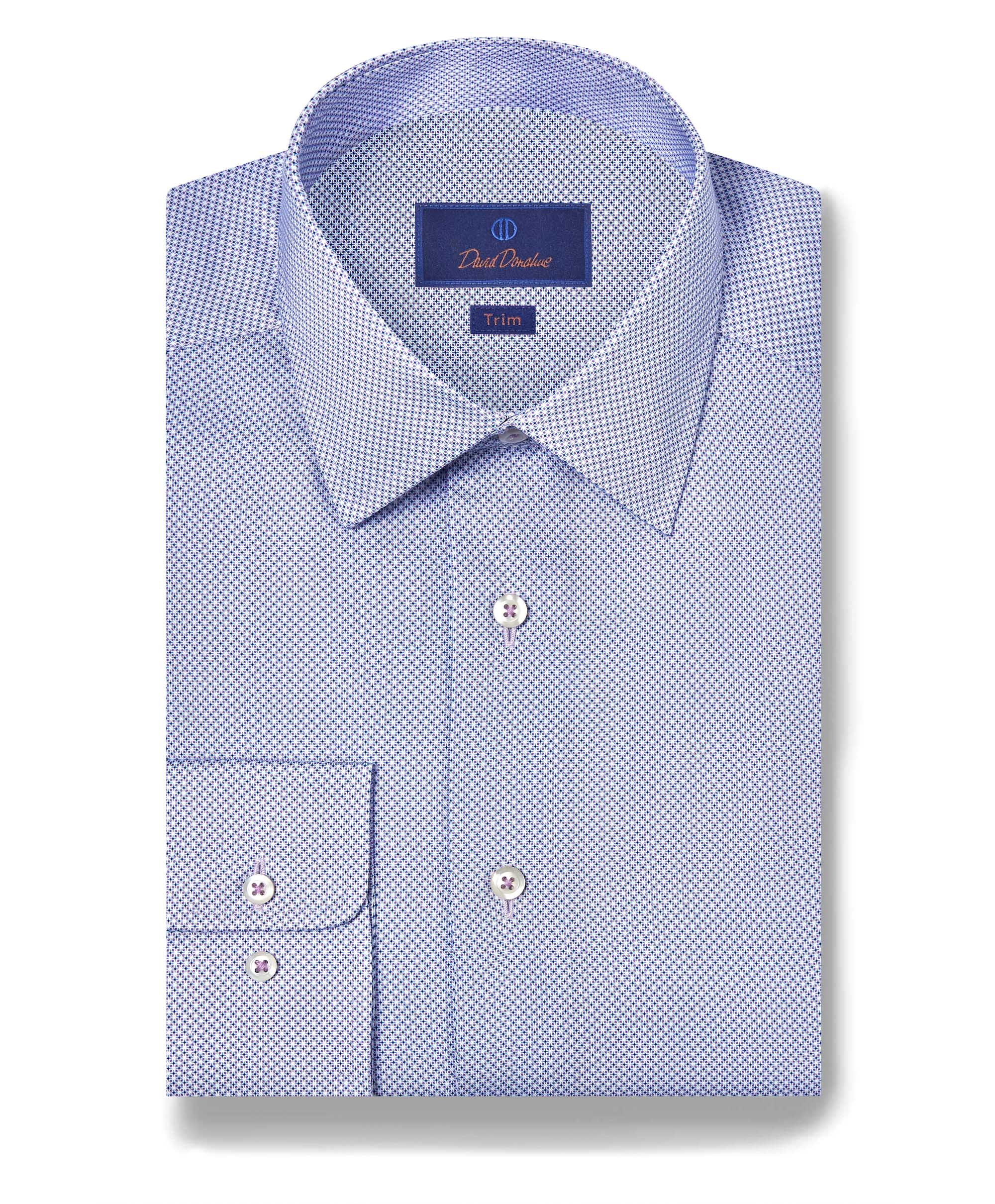 David Donahue Medallion Prt Shirt TBSP11009