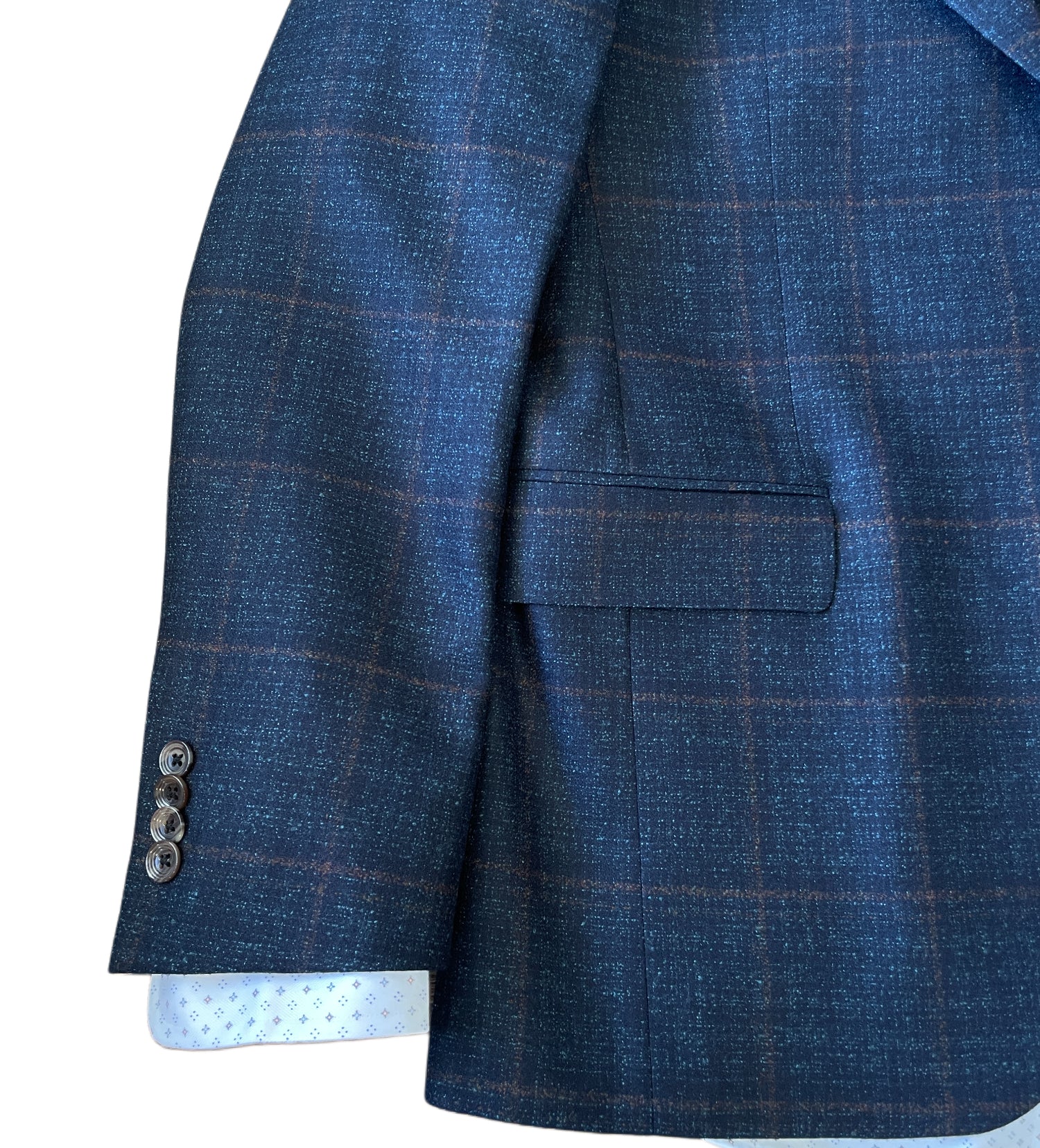 Jack Victor Plaid Sports Coat Big & Tall 1252209