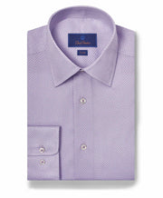 David Donahue Geometric Dot Print Dress Shirt 10010