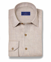 David Donahue Mini Plaid Shirt CBSM11826