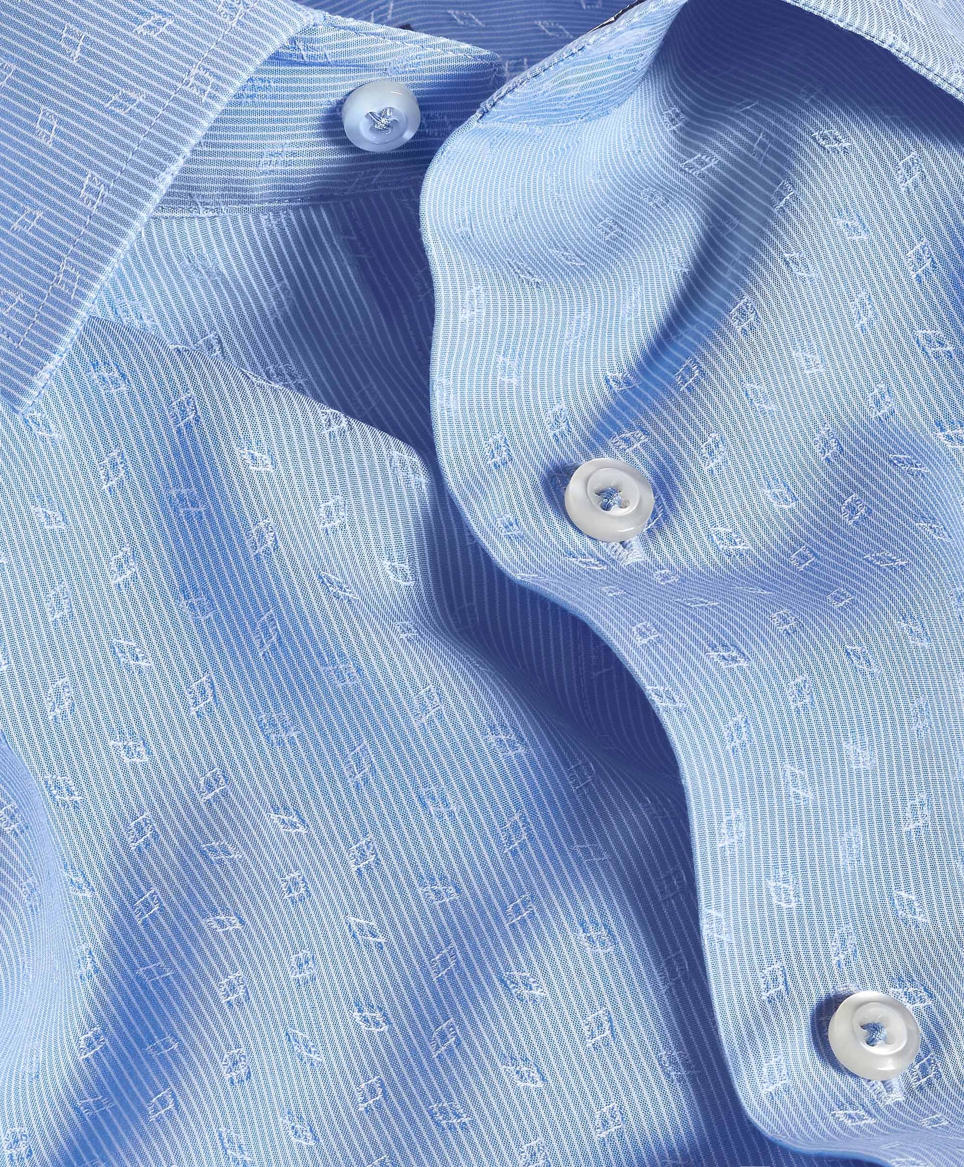 David Donahue Sky Diamond Dobby Dress Shirt TBSP12005454 Sky (454) / 16.5 / 36/37 David Donahue Sky Diamond Dobby Dress Shirt TBSP12005454 Sky (454) / 16.5 / 36/37